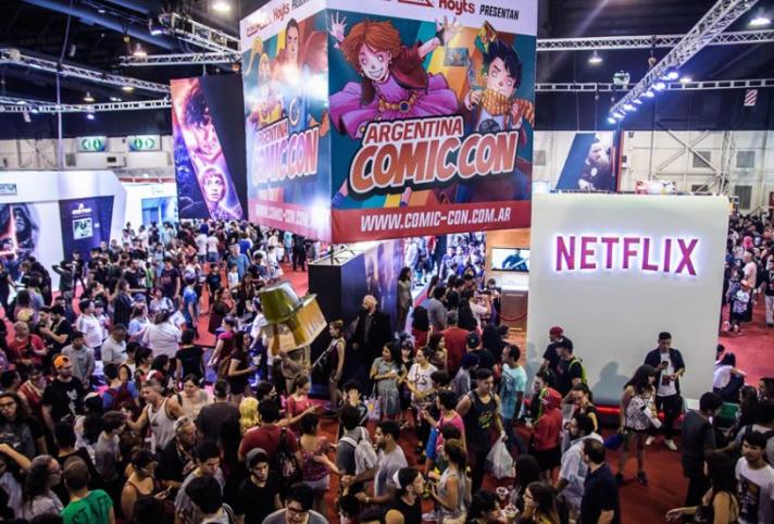 Feria de cómics y entretenimiento en Argentina