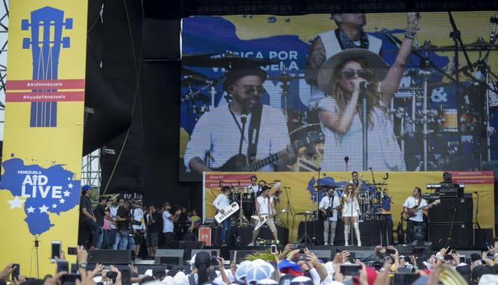 El concierto "Venezuela Aid Live" por la libertad