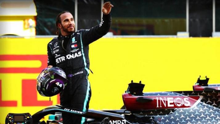 Hamilton ganó el GP de Italia