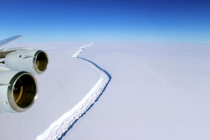 La Antártida comienza a quebrarse