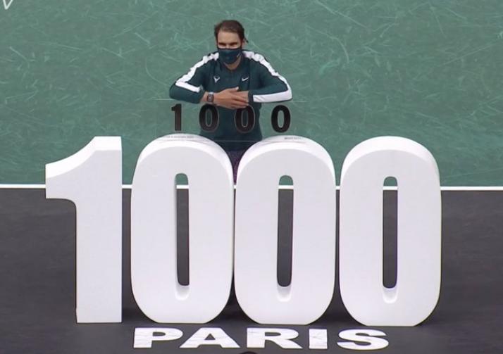 Nadal celebra sus 1.000 victorias