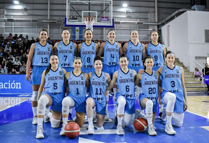 Argentina debutó con triunfo en basquet