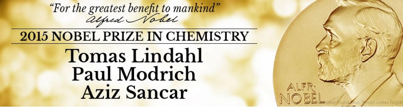  Tomas Lindahl, Paul Modrich y Aziz Sancar Nóbeles de Química
