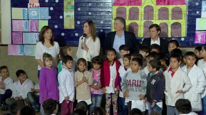 Macri presentó mejoras para el sistema de enseñanza pública 