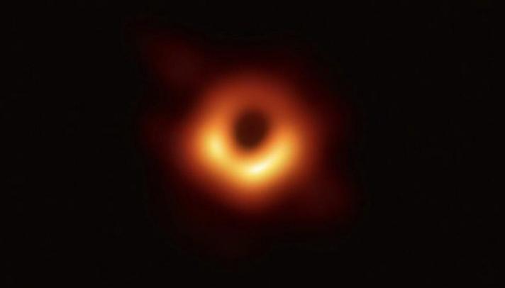 La foto de un agujero negro